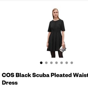Beautiful COS Scuba Pleated  Waist Dress